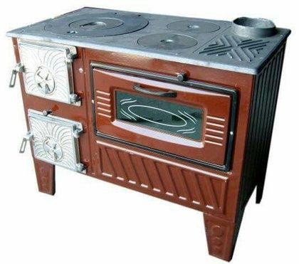 Отопительно-варочная печь МастерПечь ПВ-03 с духовым шкафом, 7.5 кВт в Казани