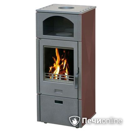 Отопительно-варочная печь Plamen Laguna коричневая в Казани