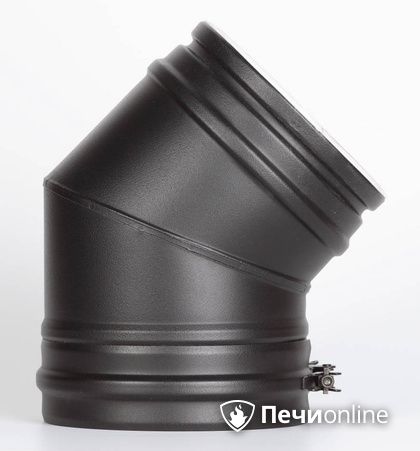 Колено 45° Schiedel Отвод 45° д.150 PM25 (Черный) Permetr в Казани