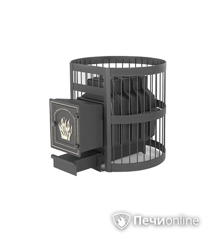 Дровяная печь-каменка Везувий Легенда Ретро Стандарт" 24 (ДТ-4) в Казани