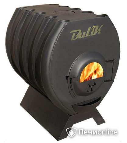 Отопительно-варочная печь Березка BulyK 400 со стеклом в Казани