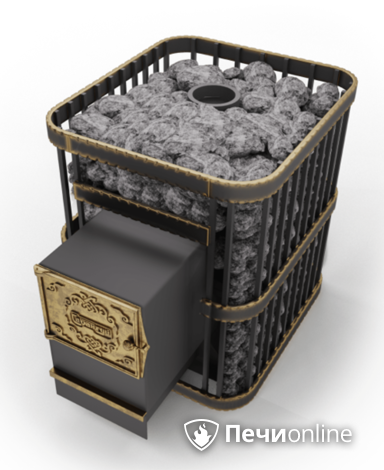Дровяные печи-каменки Сабантуй Квадро Чугун 16 в Казани