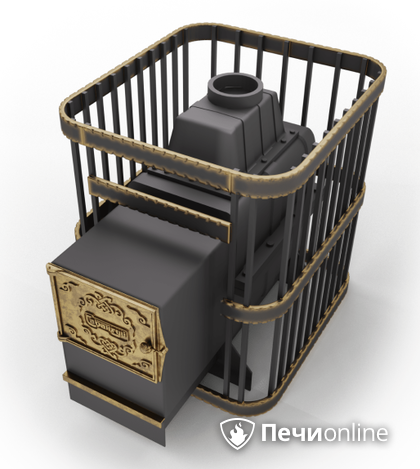Дровяные печи-каменки Сабантуй Квадро Чугун 24 в Казани