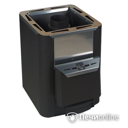 Дровяная банная печь Конвектика Колибри 9У антрацит в Казани