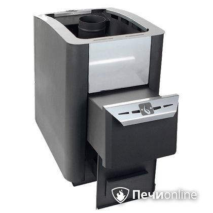 Дровяная банная печь Конвектика 12 антрацит в Казани