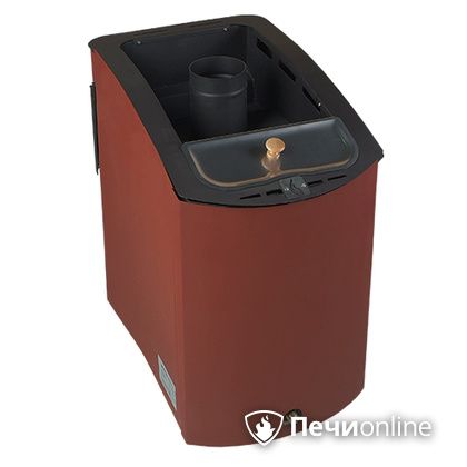 Дровяная банная печь Конвектика 12Б терракота в Казани