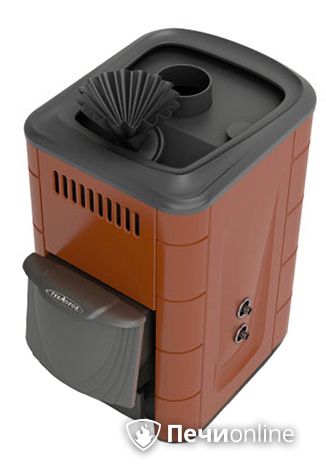 Дровяная печь-каменка TMF Гейзер Мини 2016 Carbon ДА КТК ЗК ТО терракота в Казани