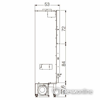 Каминная топка Edilkamin BLOKK 90 N nero в Казани