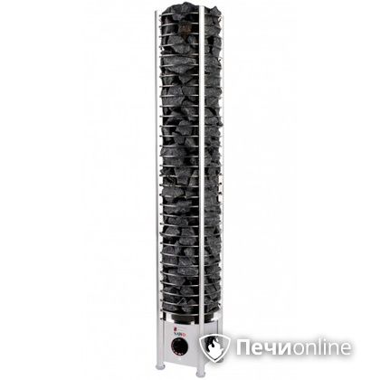 Электрокаменка для сауны Sawo TH3-60NB-P со встроенным пультом управления круглая в Казани