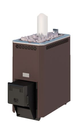 Дровяная банная печь Теплодар Кузбасс-20 ТК (2018) в Казани