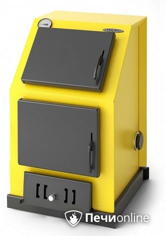 Твердотопливный котел TMF Оптимус Лайт 16кВт под АРТ и ТЭН желтый в Казани