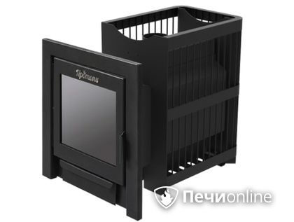 Дровяная банная печь Протопи Сетка 14 Панорама в Казани