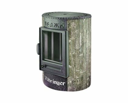 Отопительно-варочная печь Ферингер  Нелжа ПФ (Жадеит наборный) в Казани