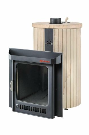 Печь для бани Ферингер  Оптима ПФ ("Окаменевшее дерево" перенесённый рисунок) в Казани