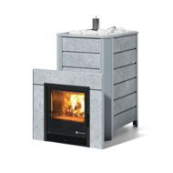 Дровяная печь-каменка ИзиСтим Ялта 35 (Талькохлорит), AISI 321