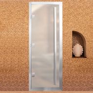 Дверь для бани Arta Премьер 60G Белая матовая, 2000х800 мм