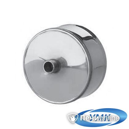  УМК Заглушка с конденсатоотводом D120 0.5 мм нержавейка внутренняя в Казани