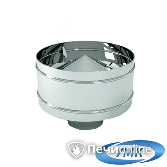 Дымоход УМК Оголовок с дефлектором D100х160 Н+Оц 0.5мм 0.5мм по воде в Казани