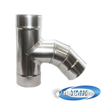 Дымоход УМК Тройник 135° D120 1.0мм нержавейка в Казани