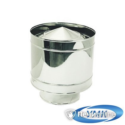 Дымоход УМК Зонт с дефлектором D140 0.5 мм нержавейка в Казани