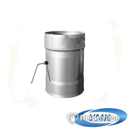  УМК Шибер поворотный D80 0.5 мм нержавейка в Казани