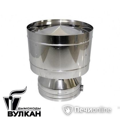 Дефлектор Вулкан DDH оцинкованный с изоляцией 50 мм D=160/260 в Казани