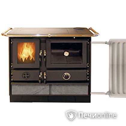 Отопительно-варочная печь MBS Super Thermo Magnum Stone R с духовым шкафом и теплообменником в Казани